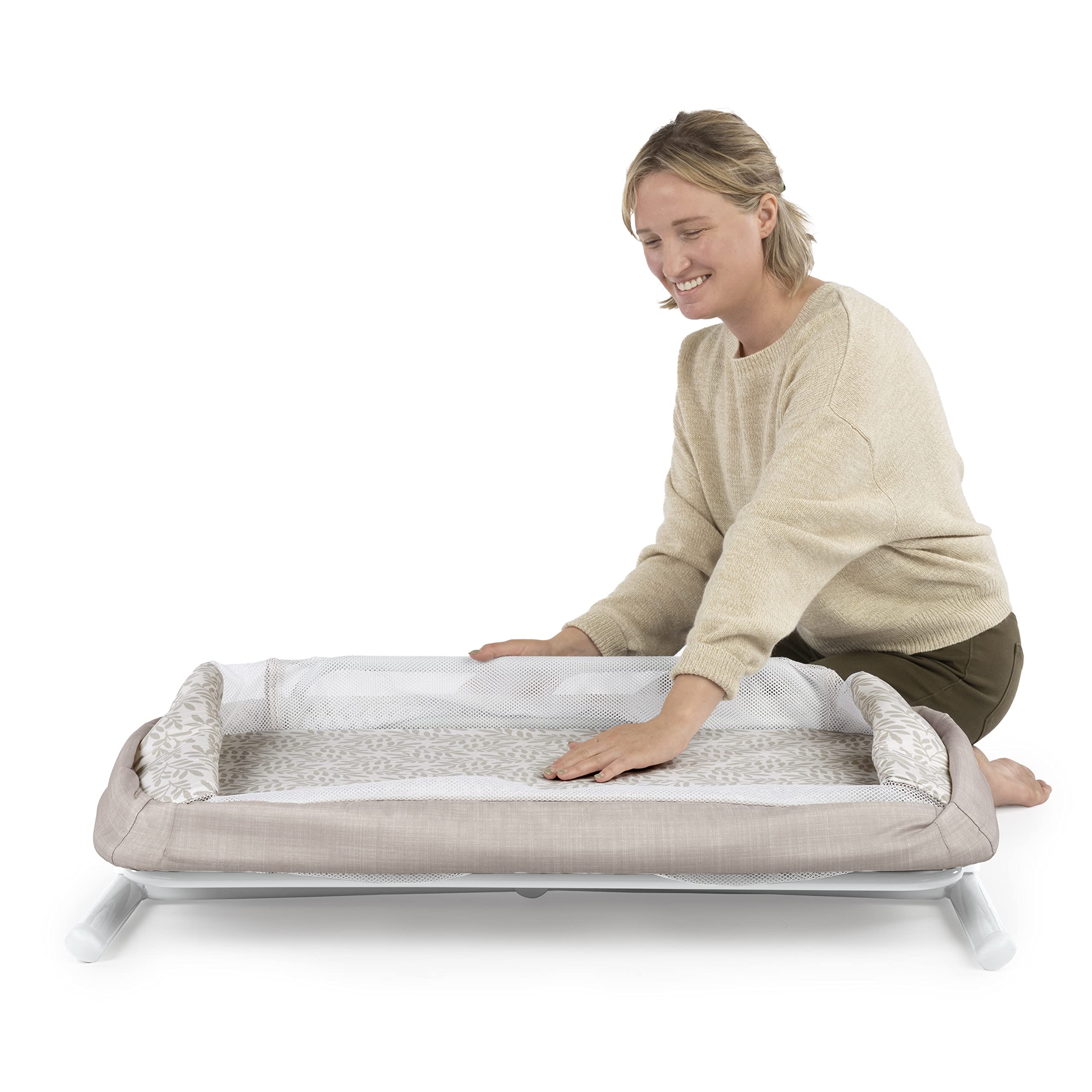 Ingenuity Dream Closer 2-in-1 Co-Sleeping Bassinet, Foldable and Portable, Ages 0-5 Months
