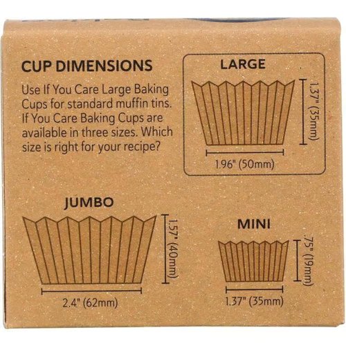 If You Care Baking Cups - Large Size, 60 Count | Eco-Friendly & Compostable Design