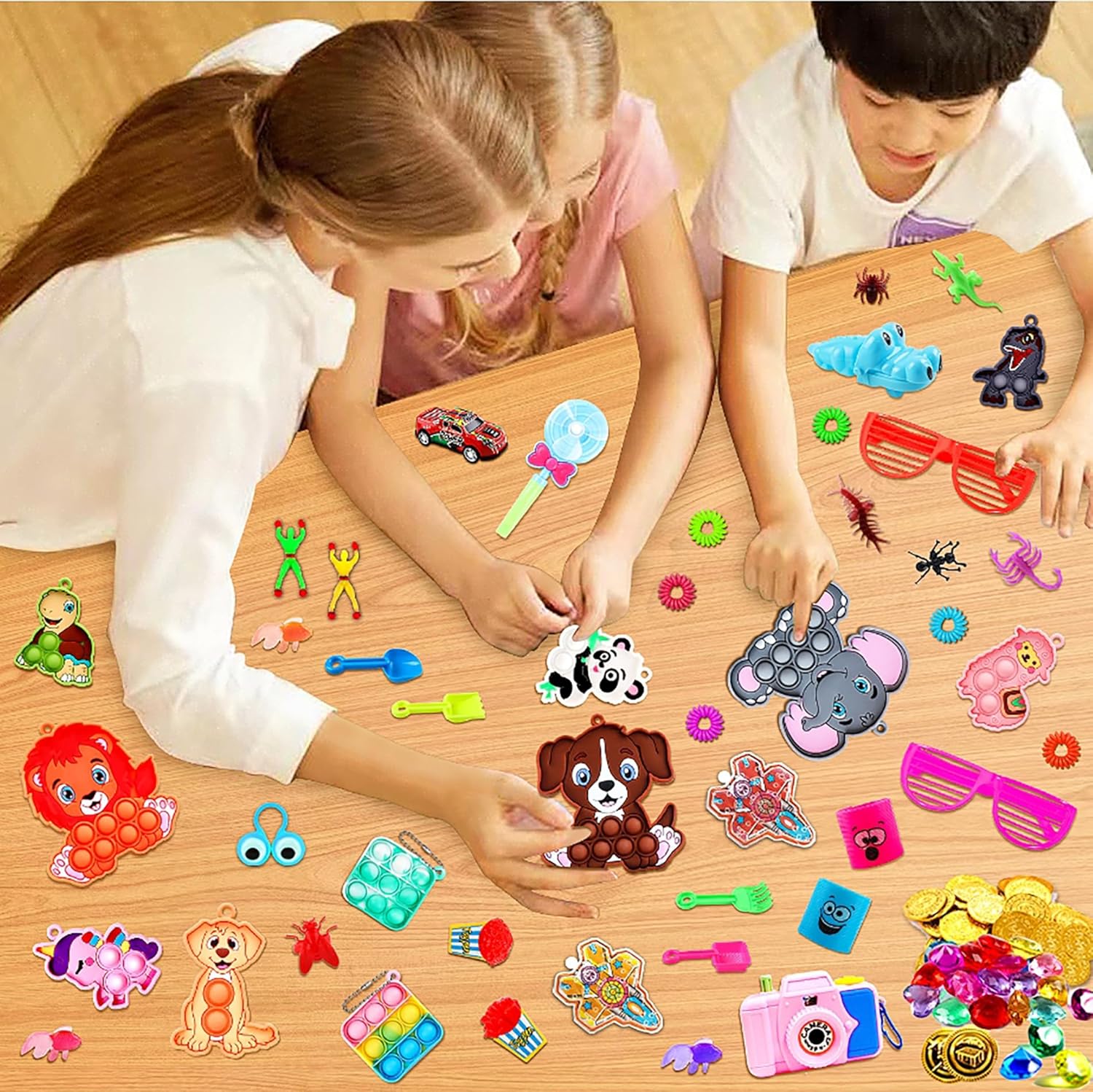 Skiennix 1000 PCS Fidget Toys Bulk - Ideal Party Favors, Classroom Prizes & Birthday Gifts