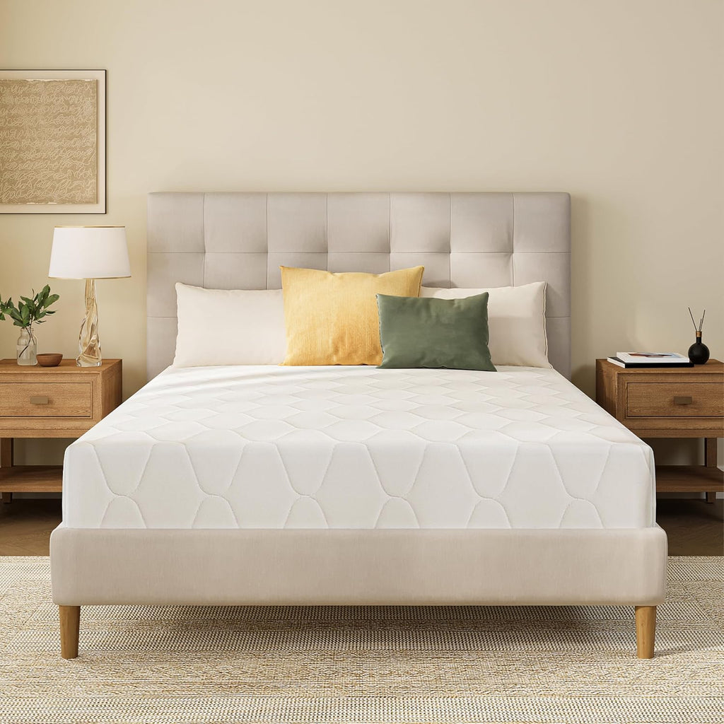 Skiennix 6-Inch Memory Foam Mattress - Medium Firm Support, Pressure Relief, Kids Size, CertiPUR-US Certified