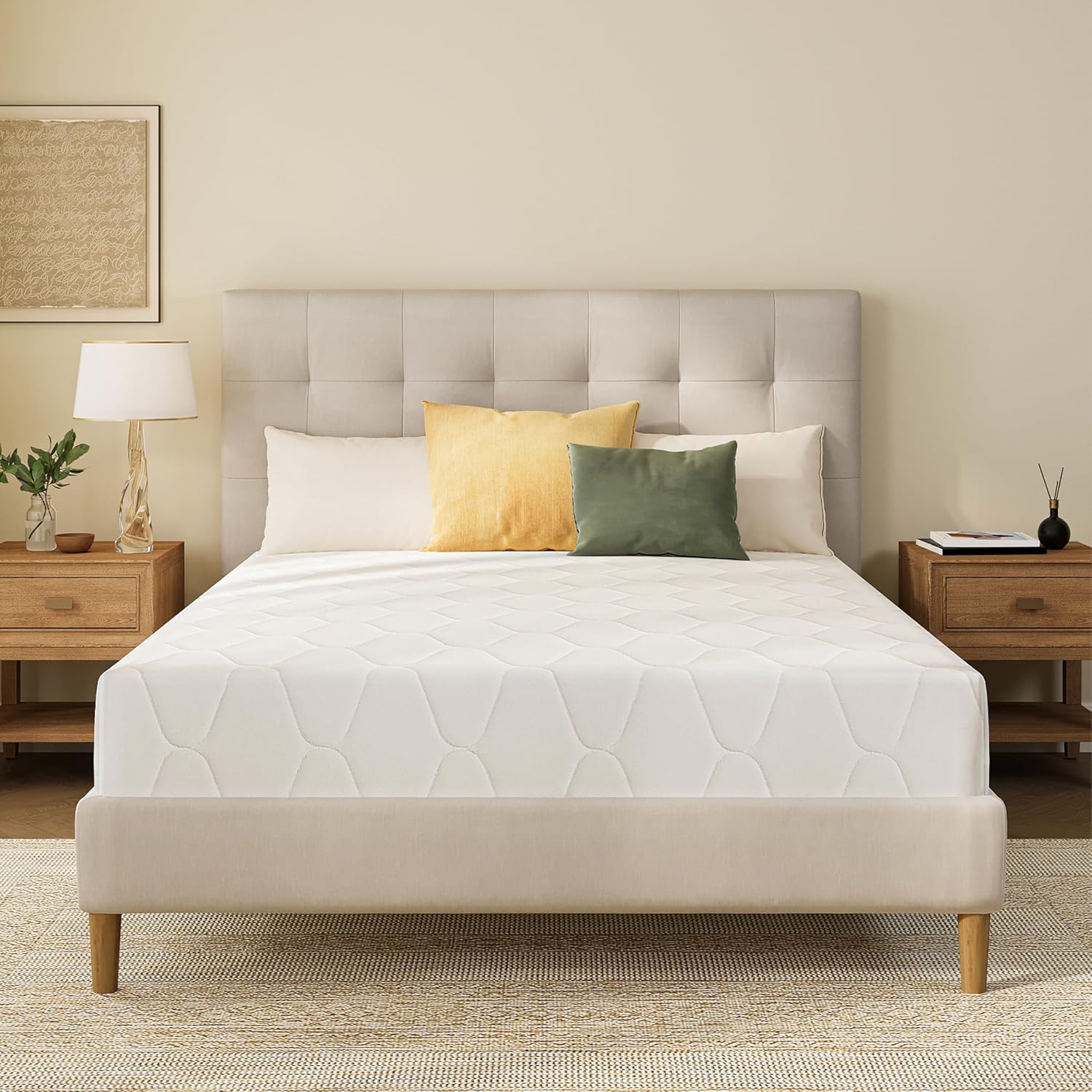 Skiennix 6-Inch Memory Foam Mattress - Medium Firm Support, Pressure Relief, Kids Size, CertiPUR-US Certified