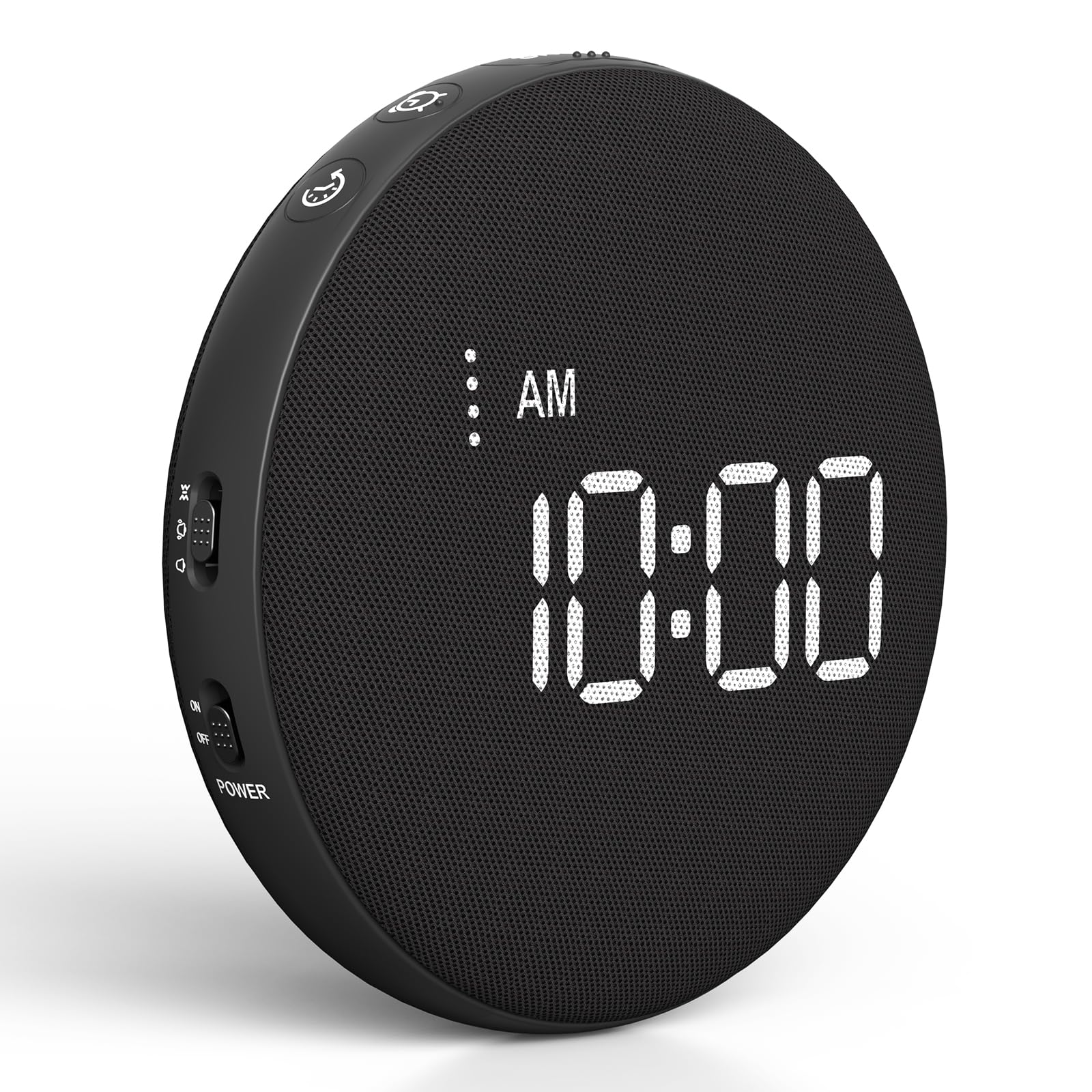 Gianna Alarm Clock for Heavy Sleepers - Vibrating Alarm Clock for Deaf, 110dB Extra Loud Alarm Clock with Bed Shaker, 3 Wake Modes, Auto Dimming, Rechargeable Portable Alarm Clock for Bedroom Travel
