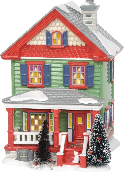 Department 56 | Aunt Bethany's House Lit Building - National Lampoon's Christmas Vacation - 8.07 Inch, Multicolor