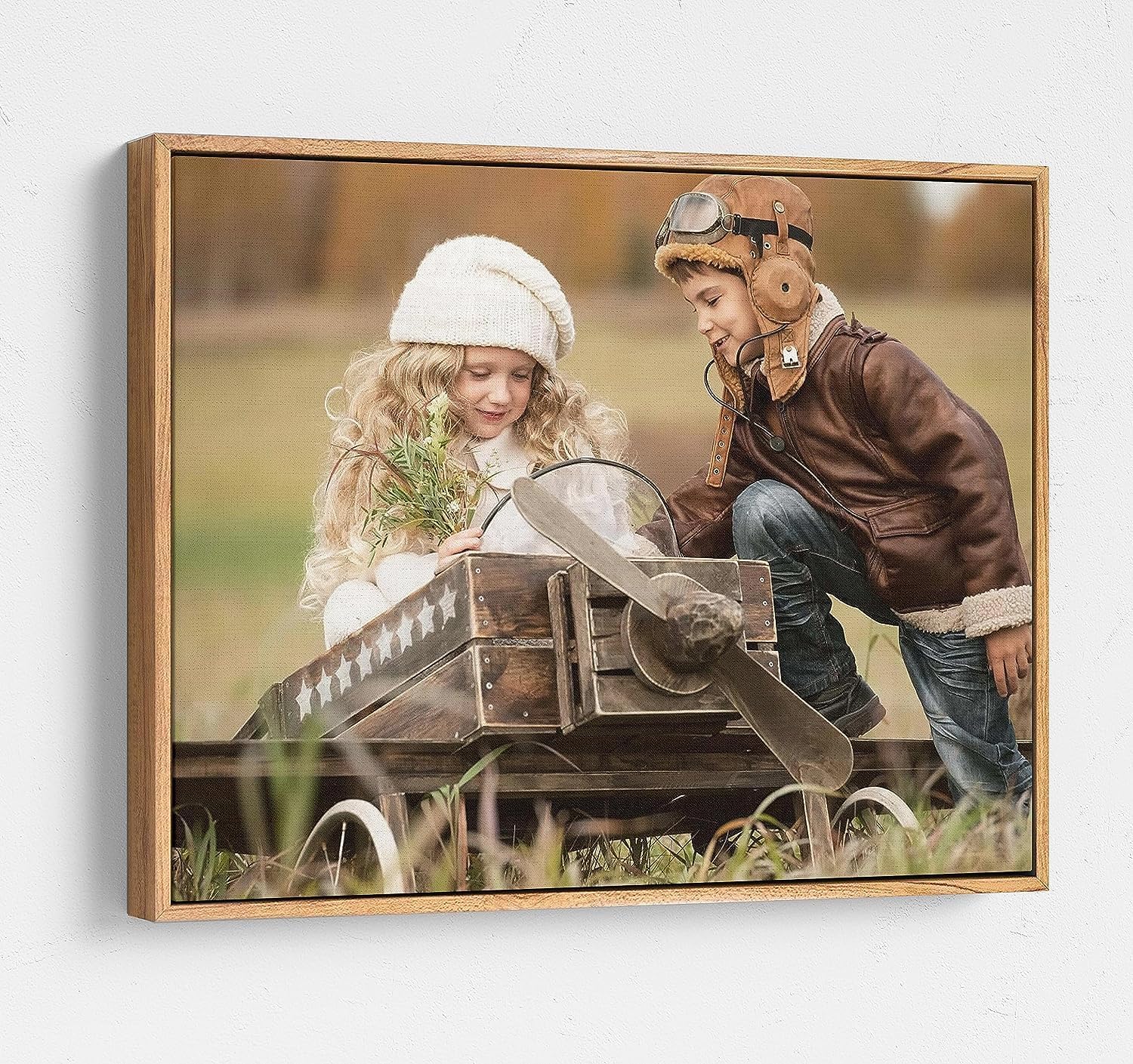 P&L ART. Personalized Custom Canvas Prints: Photo On Canvas Transform Your Photos into Stunning Framed Wall Art Digitally Printed Photo To Canvas Ideal for Home Decor Gifts Keepsakes Beige 24X36