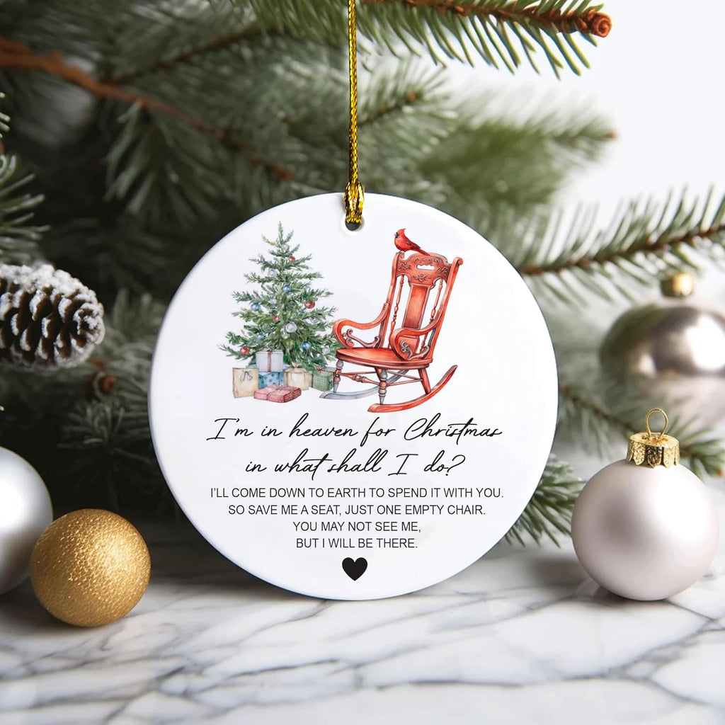 Regine Switzerland Memorial Ornaments - Heartfelt Remembrance Gifts for Loved Ones | Christmas in Heaven Design