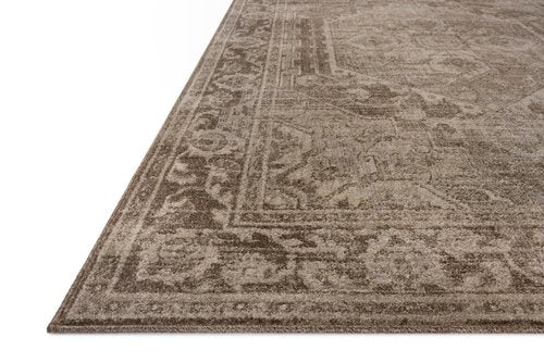 Loloi Magnolia Home by Joanna Gaines Mona Collection MOA-01 Cocoa/Stone 2'-6" x 8'-0" Runner Rug