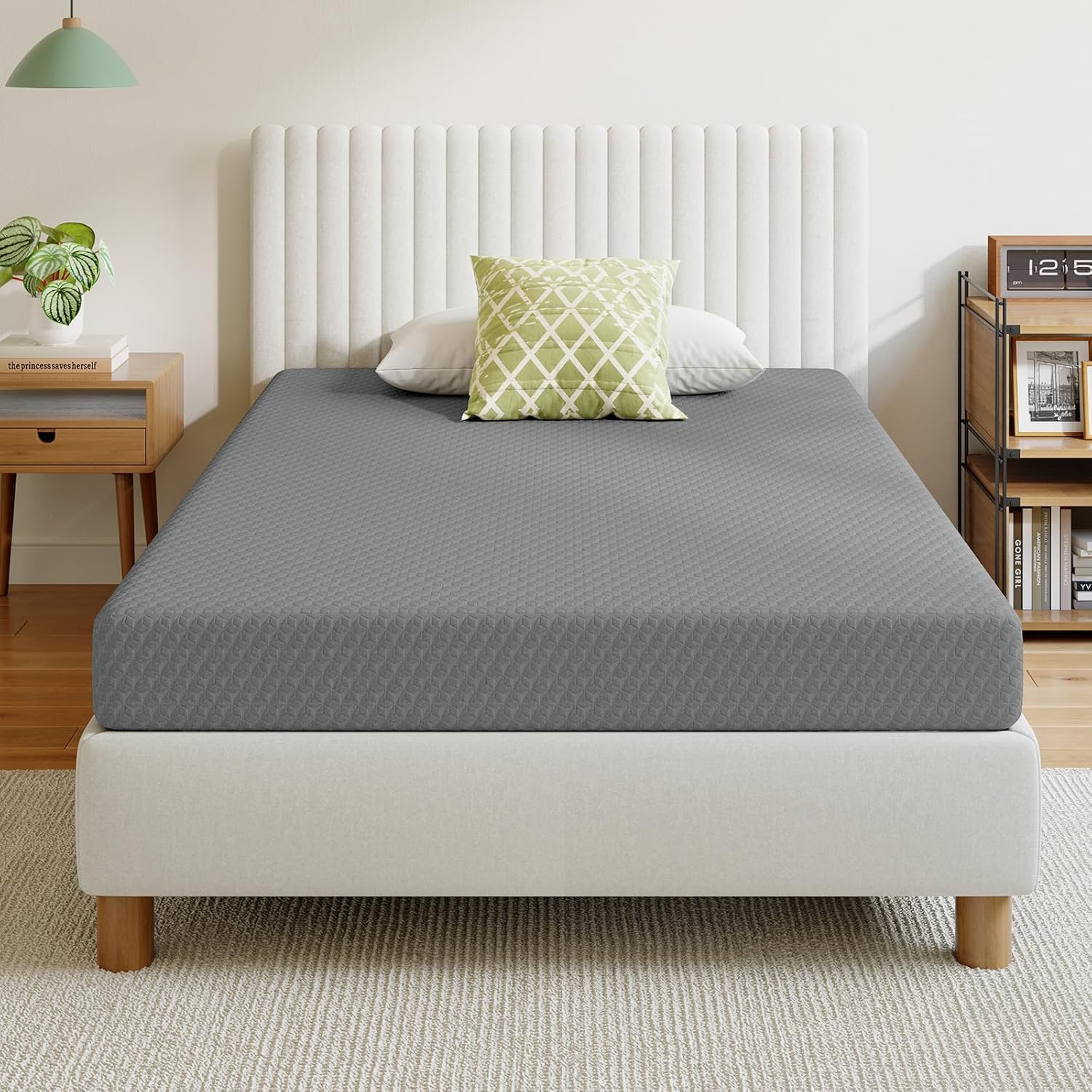 Novilla Twin Mattress - 6 Inch Cooling Memory Foam for Pressure Relief & Breathable Comfort | CertiPUR-US Certified