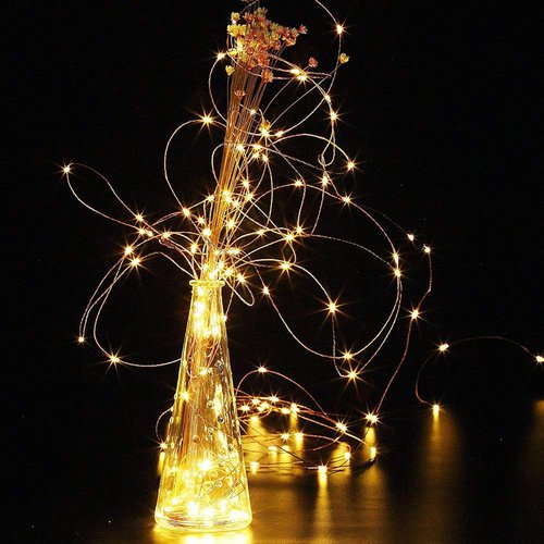 Joomer Fairy String Lights - 33FT 100 LEDs Indoor/Outdoor Copper Wire Lights | Warm White for Parties & Weddings