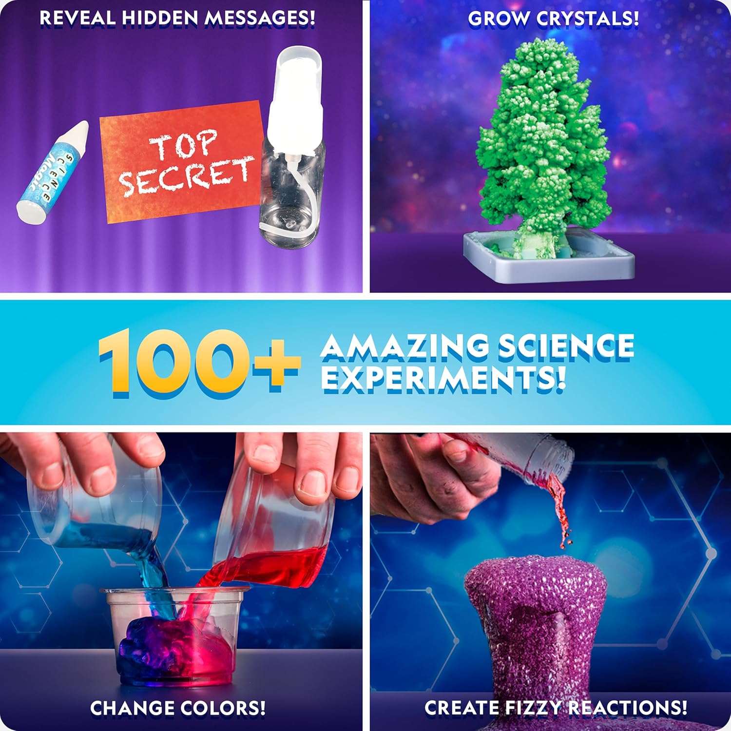 National Geographic Chemistry Set - 100+ Science Experiments for Kids | STEM Gift for Boys & Girls