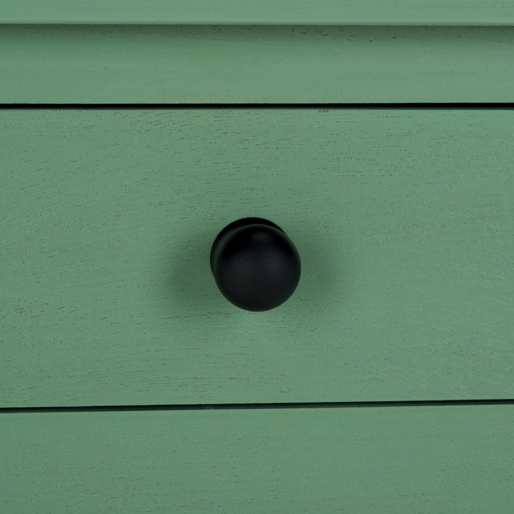 SAFAVIEH Home Collection – Haven Sage Green Accent Table with Drawer & Shelf, Scalloped Apron Detail, Traditional Side Nightstand (ACC5724D)