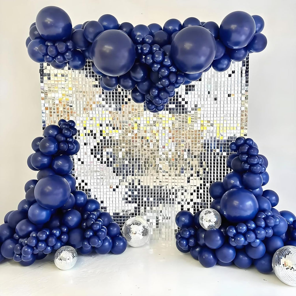 Navy Blue Balloons - 12 Inch Latex Balloons | 50 Pack for Graduation, Wedding & Birthday Decor