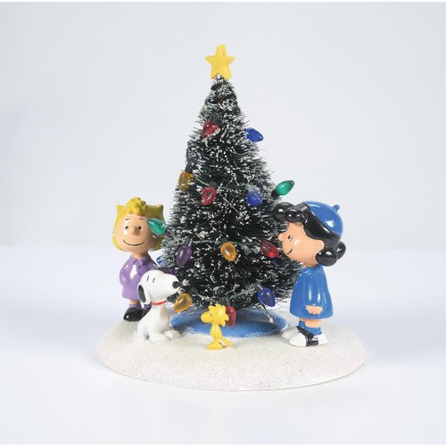 Department 56 Peanuts Village O' Christmas Tree Accessory Figurine