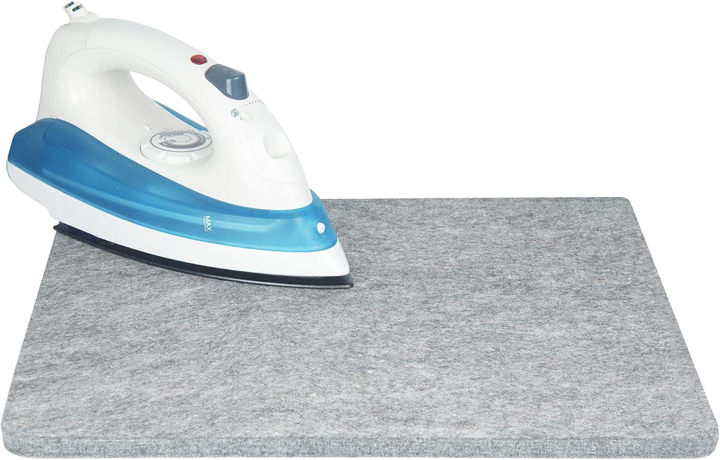 Wool Ironing Mat - Portable Pressing Pad | Ironing Board Alternative for Quilting & Travel (11.5" x 14.5")