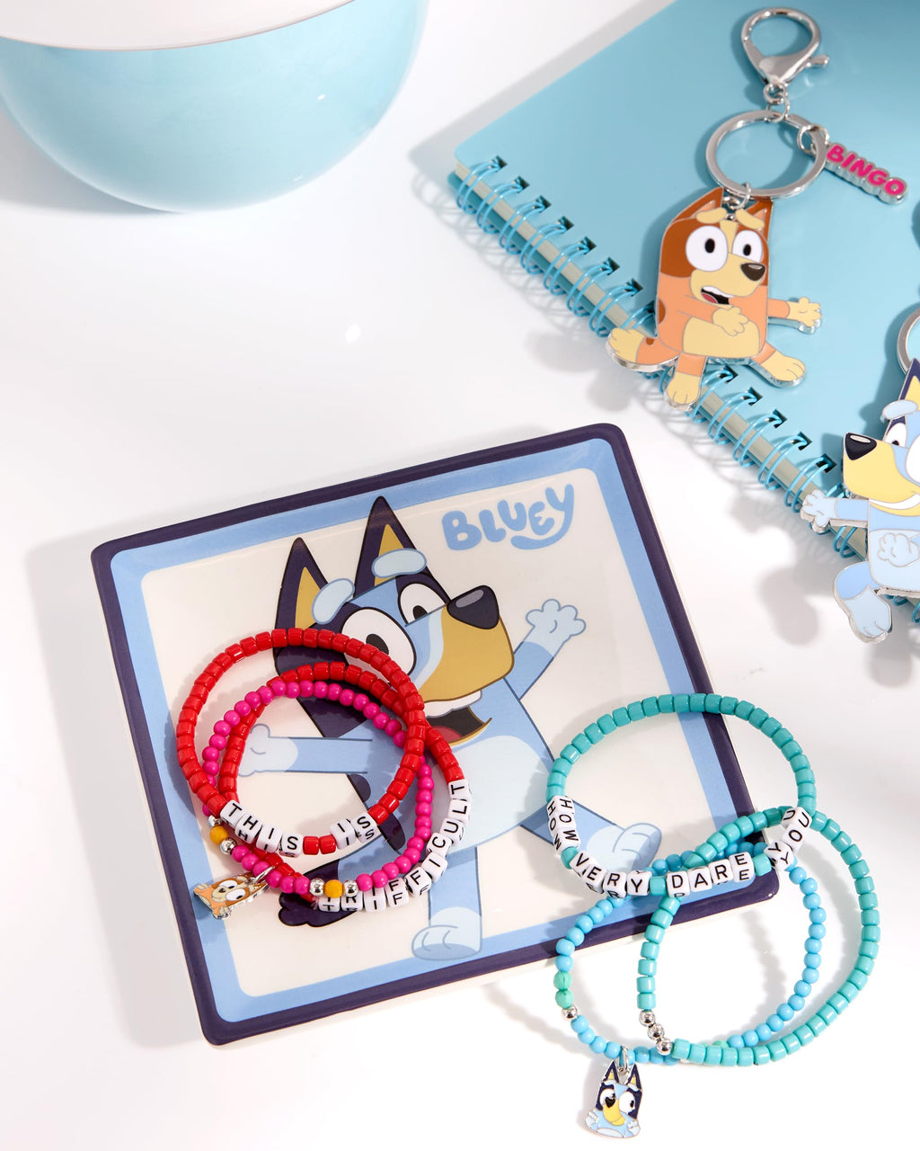 Bluey Jewelry Dish Official License, Trinket Tray and Catchall Dish