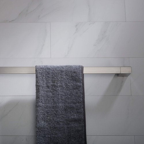 KRAUS Stelios 24-inch Bathroom Towel Bar, Brushed Nickel Finish, KEA-19937BN