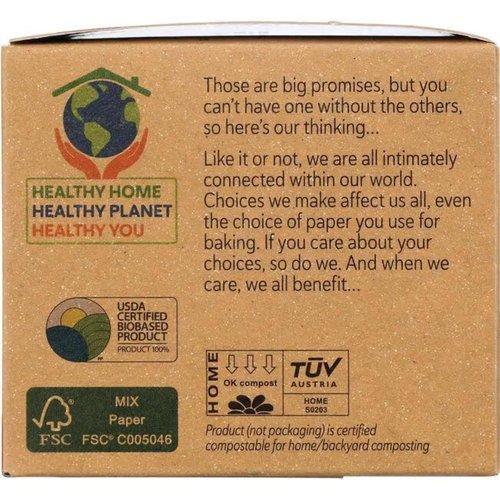 If You Care Baking Cups - Large Size, 60 Count | Eco-Friendly & Compostable Design