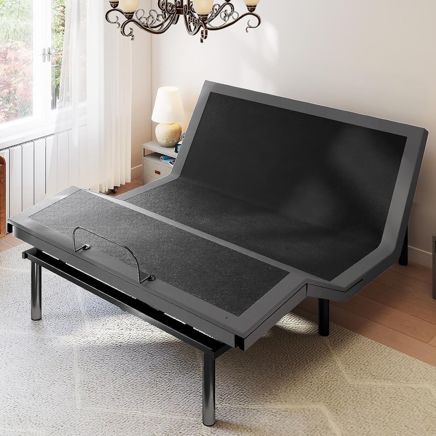 Sweetcrispy Adjustable Bed Frame - Ergonomic Electric Base with Wireless Remote & USB Ports | Twin XL Size, Zero Gravity, Anti-Snore