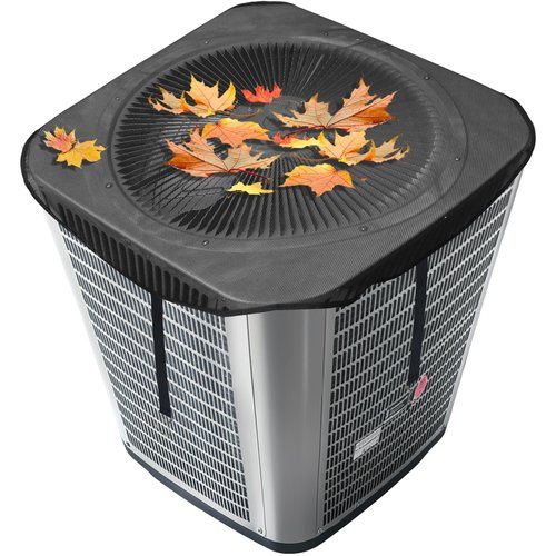 JIFTOK Central Air Conditioner Covers for Outside Units 26'' x 26'', Breathable AC Mesh Cover Protector Outside Unit, Durable AC Cover for Vent & Heater Unit, Top Universal Defener for All Seasons
