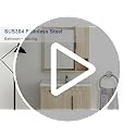 NearMoon Brushed Nickel Bath Towel Ring, Wall-Mounted Stainless Steel Holder