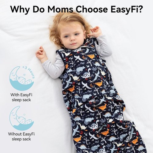Bamboo Rayon Sleep Sack by [Brand Name] | Supersoft 2T-3T Toddler Wearable Blanket | 1.0 Tog, Unisex