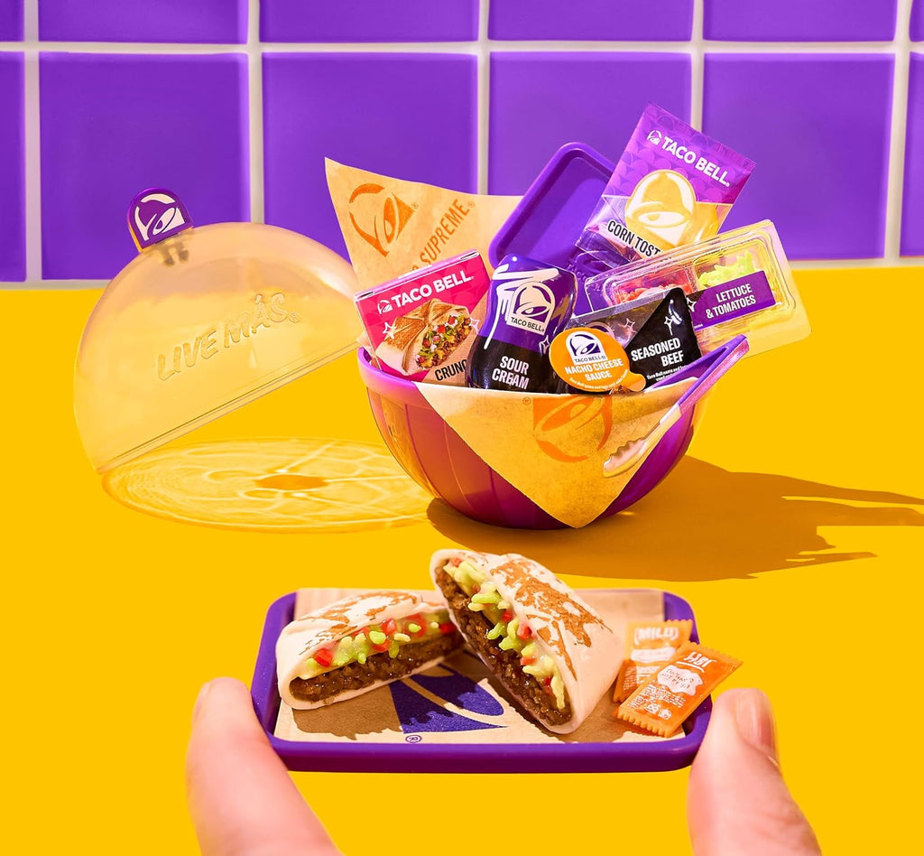 MGA's Miniverse Mini Taco Bell Collectibles - DIY Resin Replicas (2 Pack) | Fun for Ages 8+