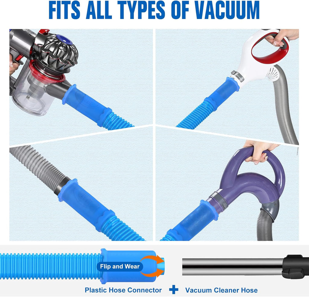 Sealegend Dryer Vent Cleaner Kit - Vacuum Hose Attachment for Quick Lint Removal | Compatible with Most Vacuums