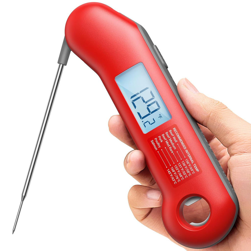 ThermoMaven Digital Meat Thermometer - Ultra-Fast 0.5 Sec Read, NIST Certified, Waterproof, Backlit Display