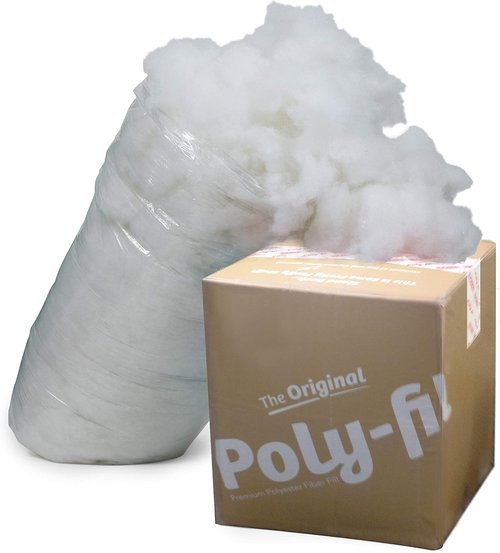Fairfield Poly-Fil | Premium Polyester Fiber Fill for Soft Pillows & Stuffed Animals | 6.5 lbs Box