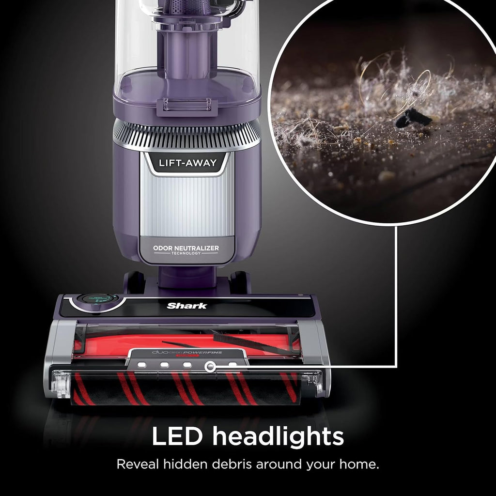 Shark LA701 Rotator Pet Lift-Away Vacuum - DuoClean PowerFins & Odor Neutralizer Technology, Purple (Renewed)