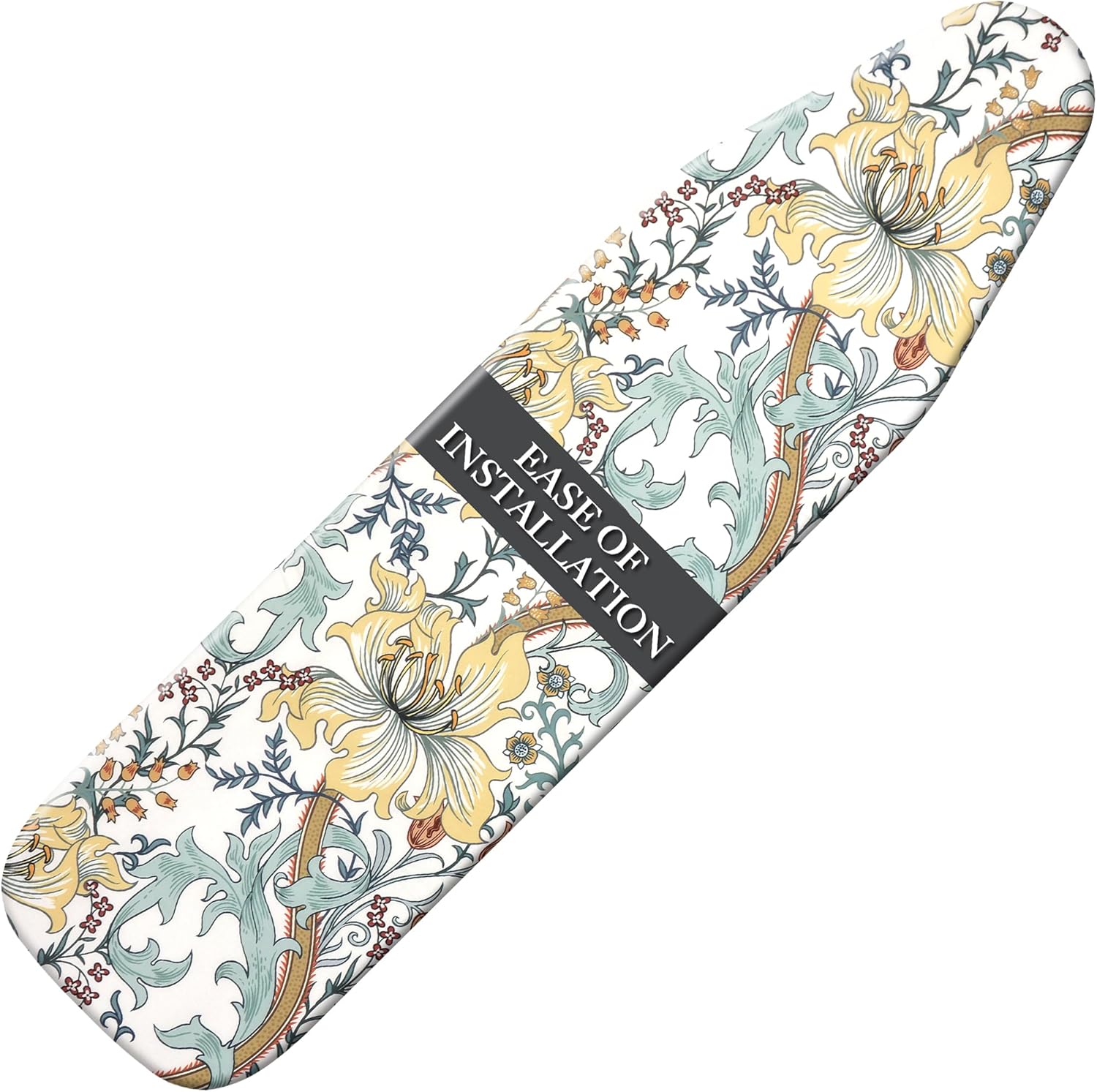 Veiox Ironing Board Cover - Full Size Scorch Resistant Padding | 100% Organic Cotton, Heat-Resistant & Washable