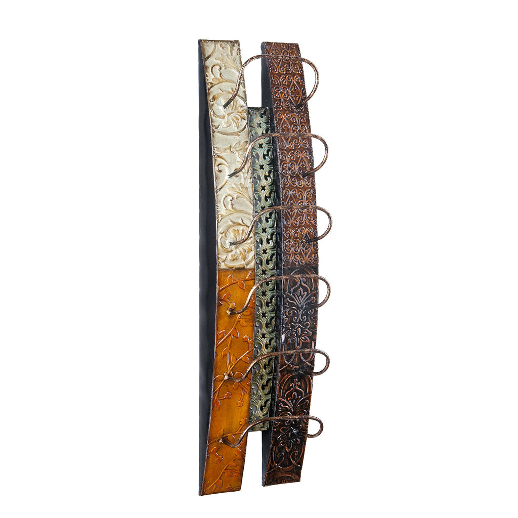 SEI Furniture Adriano Wall Mount Wine Storage, Multicolor