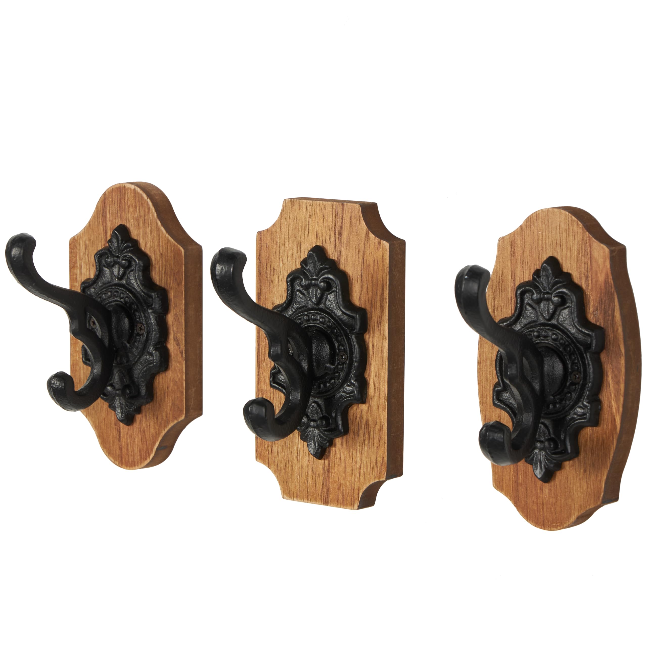 Metal Dog Wall Hooks 19"W, 5"H - 55513