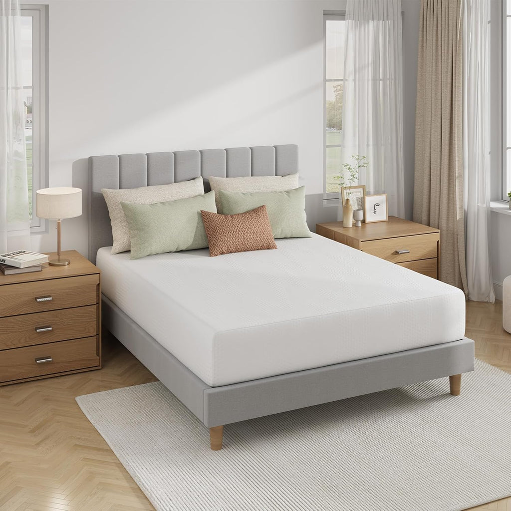 Novilla King Size Mattress - 10 Inch Gel Memory Foam for Cooling Sleep & Pressure Relief | CertiPUR-US Certified