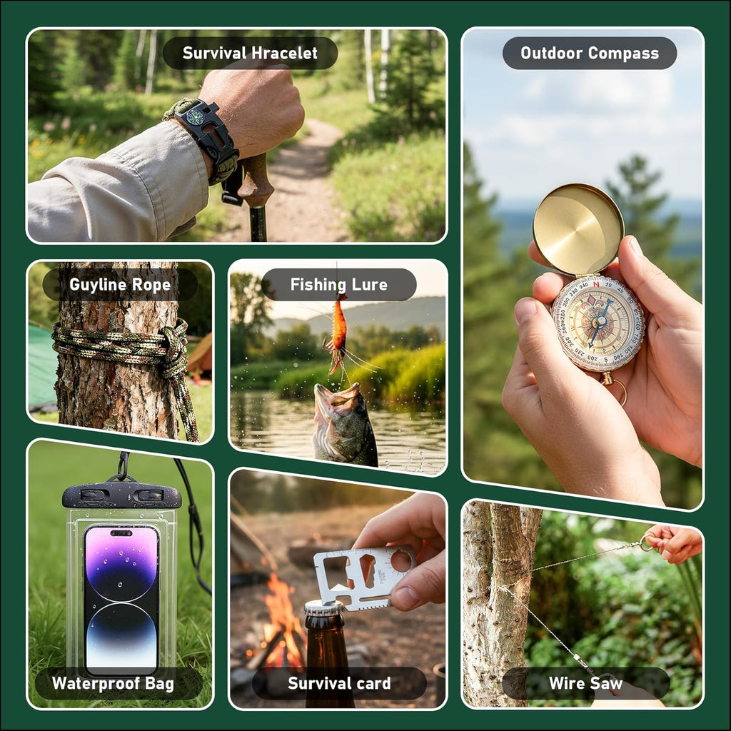 Survival Kit Advent Calendar 2026 | 24 Days of Outdoor Tools & Gear for Camping, Fishing, Hunting