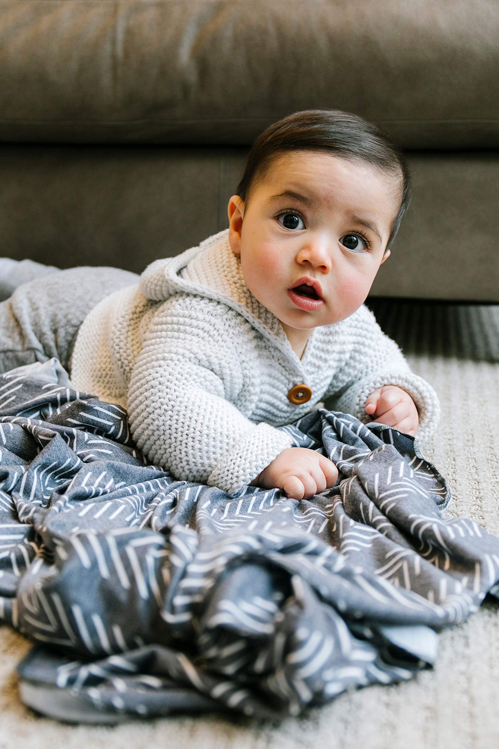 Copper Pearl Large Premium Knit Baby Swaddle Receiving Blanket Canyon