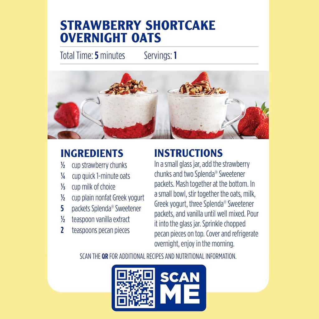 SPLENDA Zero Calorie Sweetener | 800 Packets for Guilt-Free Sweetening