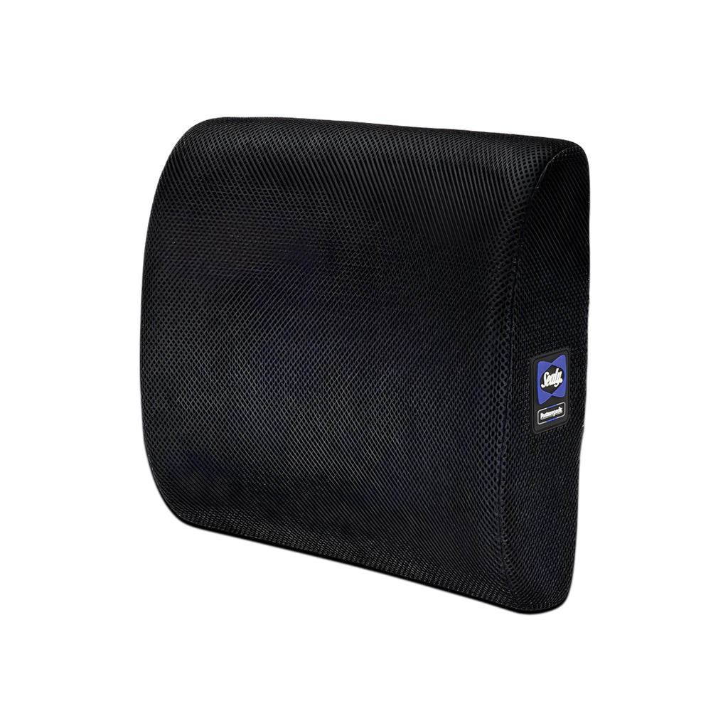 Sealy Lumbar Support Pillow for Office Chair and Car Seat - Lower Back Pain Relief, Memory Foam Lumbar Pillow & Back Brace Support Posture Corrector