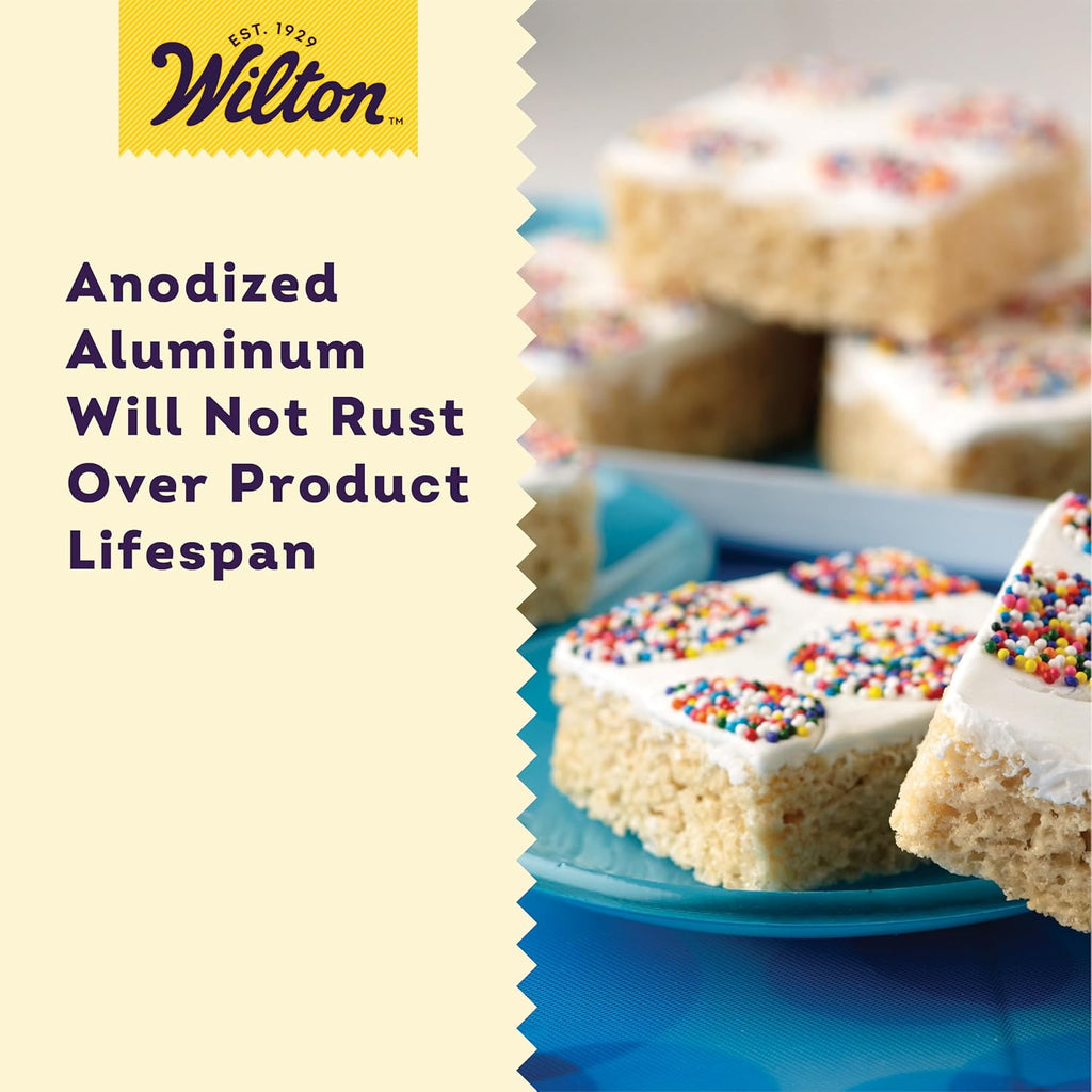 Wilton Performance Pans Jelly Roll Pan - Bake Delicious Sponge Cakes & Cookies | Aluminum, 10.5 x 15.5-Inch