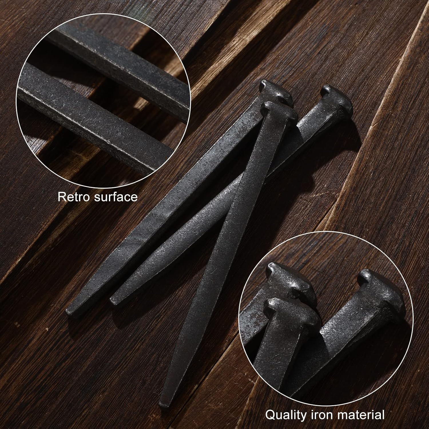 Sosation Crucifix Iron Nails - 6 Pcs Metal Steel Replicas for Jesus Christ's Crucifixion | 6 Inch
