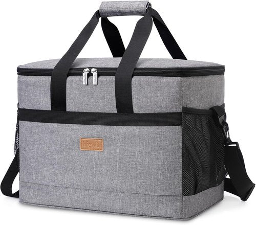 Lifewit Cooler Bag - Insulated & Collapsible Soft Tote for 30/50/60 Cans | Leakproof for Camping & BBQ