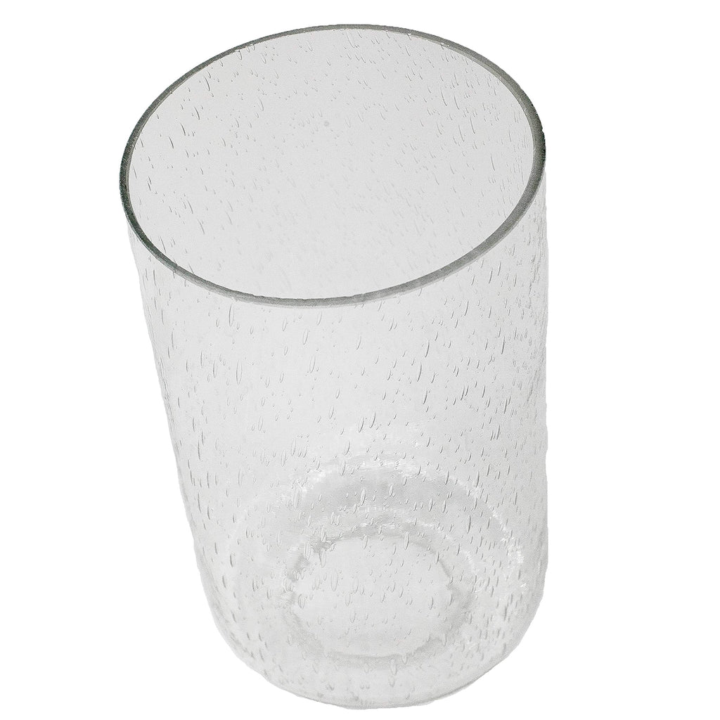 Bubble Seeded Glass Shade, LEDupdates 3 Packs Clear Cylinder for Light Fixture Glass replacement 1" 5/8 fitter