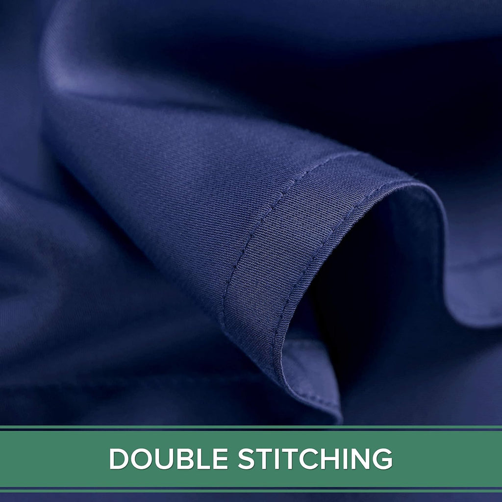 Pure Bamboo Twin Sheets - Luxuriously Soft 100% Organic Viscose Bed Sheet Set | Cooling Comfort, Cobalt Blue