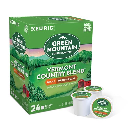 Green Mountain Coffee Roasters Decaf Vermont Country Blend - Medium Roast K-Cup Pods, 96 Count