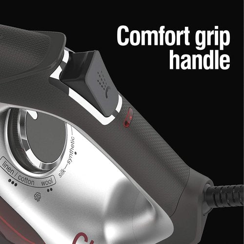 CHI Steam 2-in-1 Steam Iron | Vertical Garment Steamer with Targeted SteamShot - 1200 Watts, Titanium Soleplate