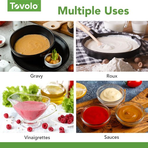 Tovolo Spiral Whisk Stainless Steel 10” Sauce and Gravy Whisk for Cooking Blending Mixing Stirring Whipping Whisking and Egg Beating, Easy to Clean Dishwasher Safe Kitchen Flat Bottom Coil Whisker