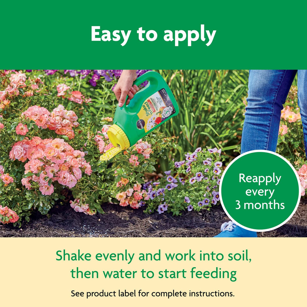 Miracle-Gro Shake 'N Feed All Purpose Plant Food - Nourishes Indoor & Outdoor Plants, 4.5 lbs.
