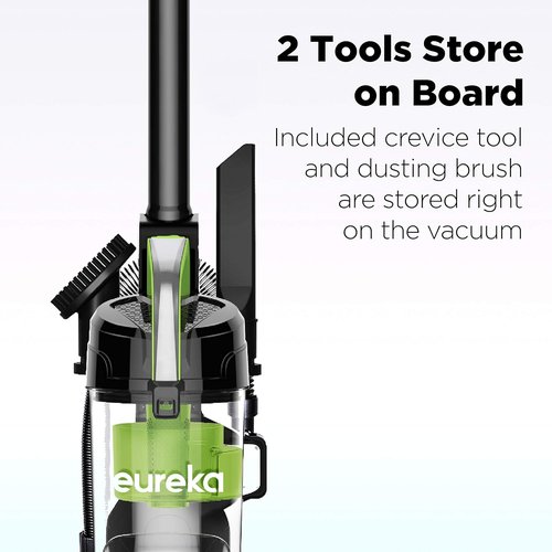 Eureka Airspeed Ultra-Lightweight Bagless Upright Vacuum Cleaner - Compact Design, Green Color