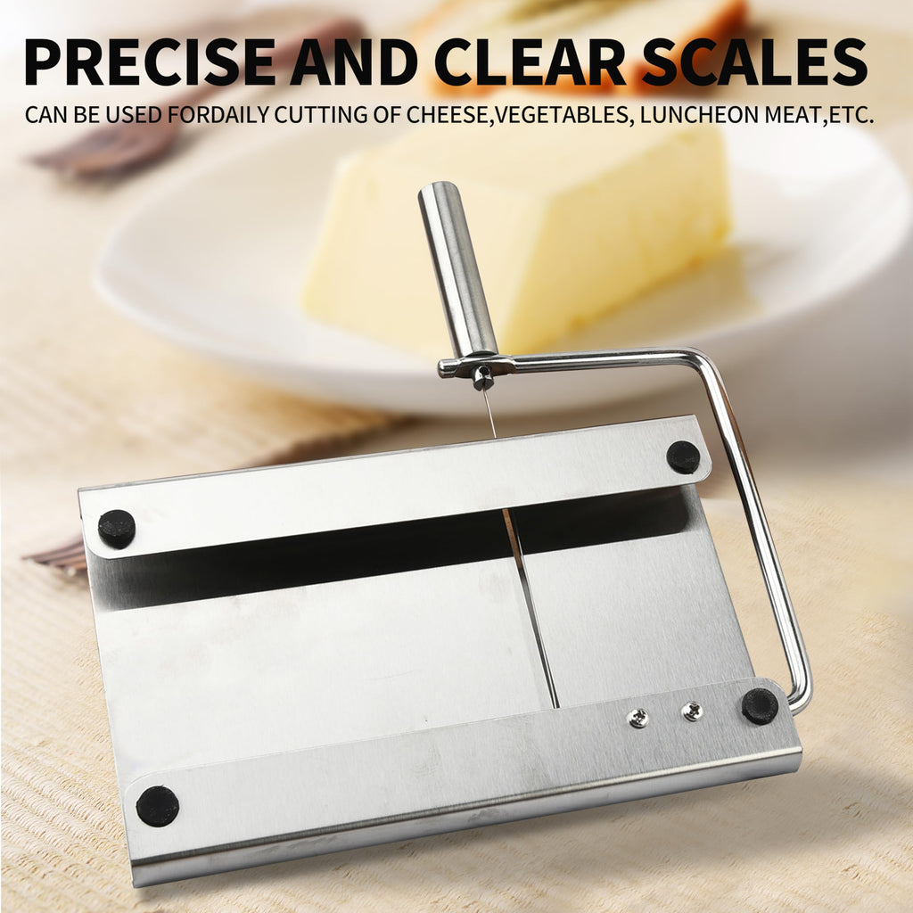 Bectyton Stainless Steel Cheese Slicer, Cheese Slicers for Block Cheese, Cheese Cutters for Block Cheese