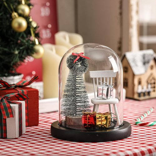 Christmas In Heaven Empty Chair Ornament - Memorial Gift For Loved Ones | Remembrance Tabletop Decor