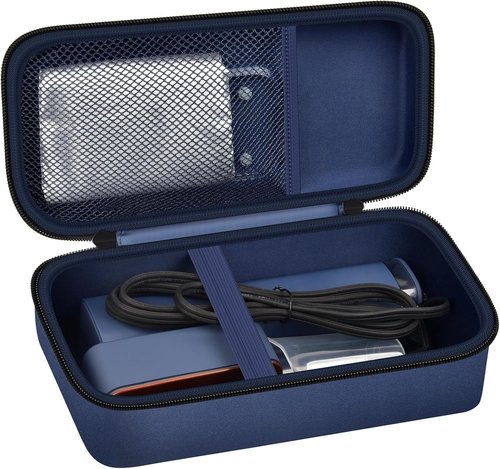 GWCASE Travel Steamer Case - Fits DRFLASH & Nesugar Models | Compact Design with Mesh Pocket (Blue)